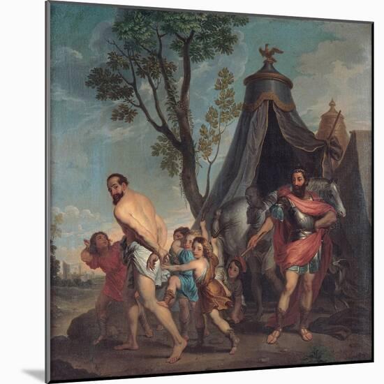 Camillus and the Schoolmaster of Falerii, 1635-1640-Nicolas Poussin-Mounted Giclee Print