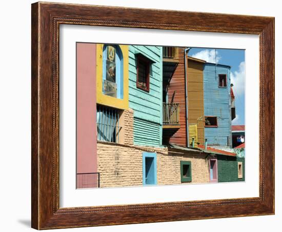 Caminito (Little Street), La Boca, Buenos Aires, Argentina, South America-Ethel Davies-Framed Photographic Print