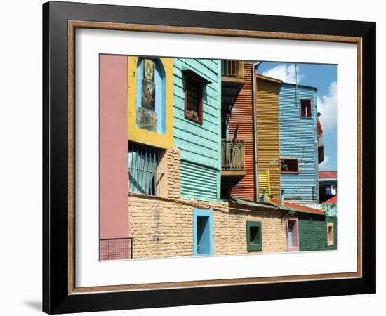 Caminito (Little Street), La Boca, Buenos Aires, Argentina, South America-Ethel Davies-Framed Photographic Print