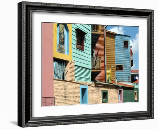 Caminito (Little Street), La Boca, Buenos Aires, Argentina, South America-Ethel Davies-Framed Photographic Print