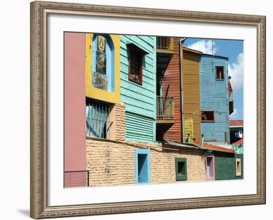 Caminito (Little Street), La Boca, Buenos Aires, Argentina, South America-Ethel Davies-Framed Photographic Print