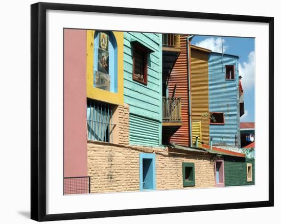 Caminito (Little Street), La Boca, Buenos Aires, Argentina, South America-Ethel Davies-Framed Photographic Print