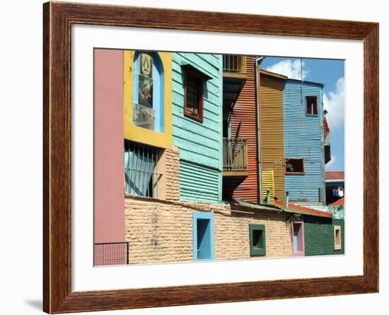 Caminito (Little Street), La Boca, Buenos Aires, Argentina, South America-Ethel Davies-Framed Photographic Print