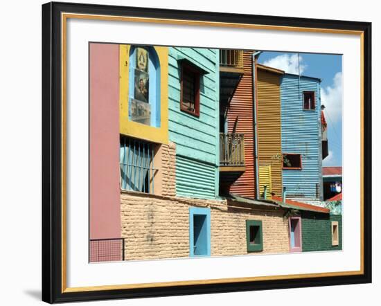 Caminito (Little Street), La Boca, Buenos Aires, Argentina, South America-Ethel Davies-Framed Photographic Print