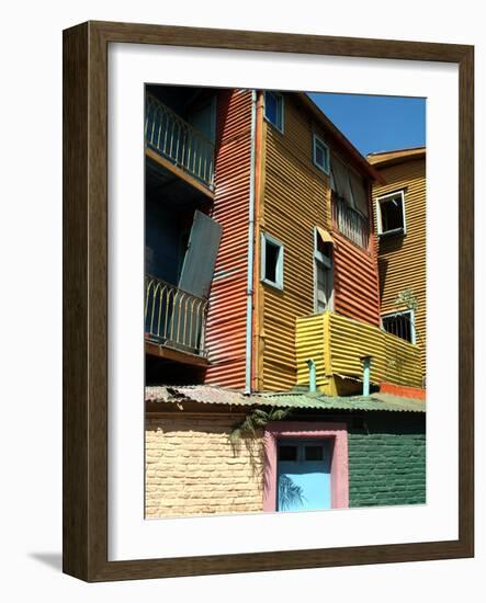 Caminito (Little Street), La Boca, Buenos Aires, Argentina, South America-Ethel Davies-Framed Photographic Print