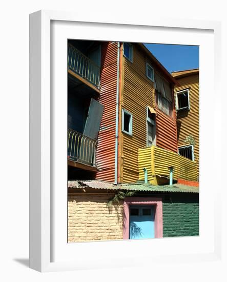 Caminito (Little Street), La Boca, Buenos Aires, Argentina, South America-Ethel Davies-Framed Photographic Print