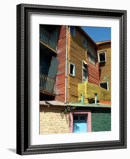 Caminito (Little Street), La Boca, Buenos Aires, Argentina, South America-Ethel Davies-Framed Photographic Print