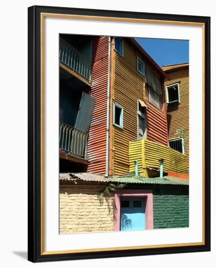 Caminito (Little Street), La Boca, Buenos Aires, Argentina, South America-Ethel Davies-Framed Photographic Print