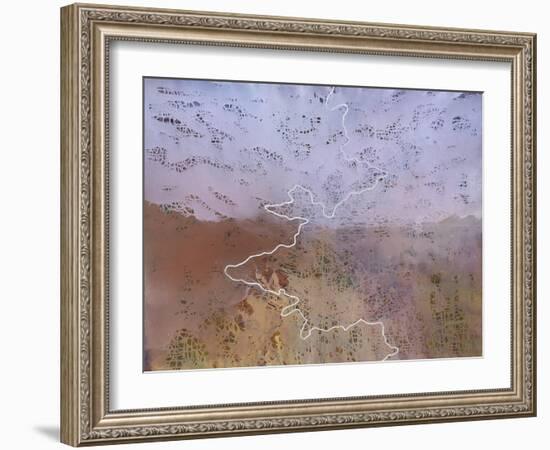 Camino 2, 2019 (Oil on Canvas)-Luke Elwes-Framed Giclee Print