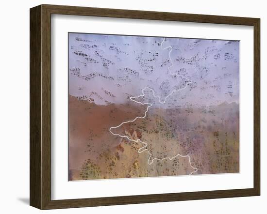 Camino 2, 2019 (Oil on Canvas)-Luke Elwes-Framed Giclee Print