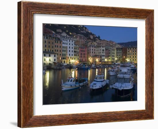 Camogli, Riviera Di Levante, Liguria, Italy, Europe-Pitamitz Sergio-Framed Photographic Print