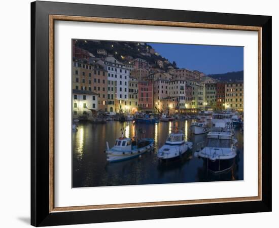 Camogli, Riviera Di Levante, Liguria, Italy, Europe-Pitamitz Sergio-Framed Photographic Print