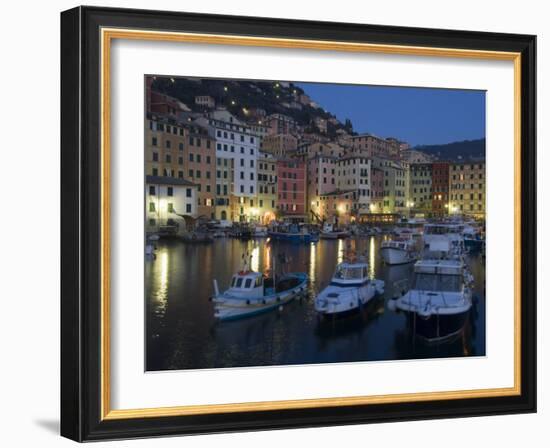 Camogli, Riviera Di Levante, Liguria, Italy, Europe-Pitamitz Sergio-Framed Photographic Print