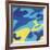 Camouflage, 1987 (Blue, Yellow)-Andy Warhol-Framed Giclee Print