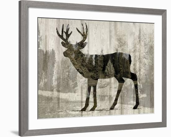 Camouflage Animals - Deer-Tania Bello-Framed Giclee Print