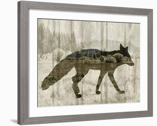 Camouflage Animals - Fox-Tania Bello-Framed Giclee Print