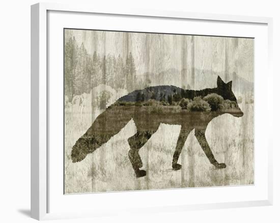 Camouflage Animals - Fox-Tania Bello-Framed Giclee Print