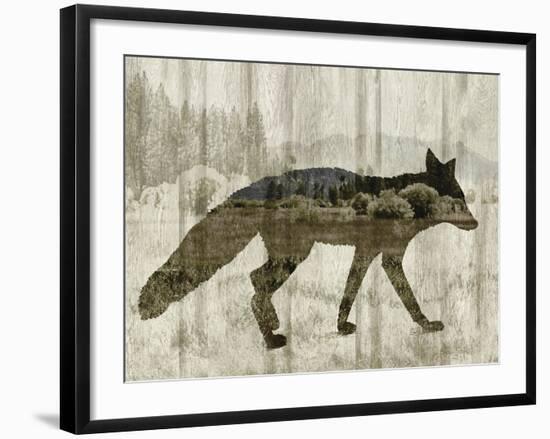 Camouflage Animals - Fox-Tania Bello-Framed Giclee Print