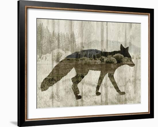 Camouflage Animals - Fox-Tania Bello-Framed Giclee Print