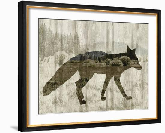 Camouflage Animals - Fox-Tania Bello-Framed Giclee Print