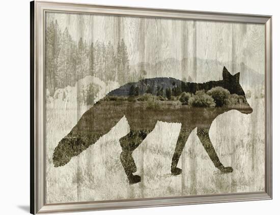 Camouflage Animals - Fox-Tania Bello-Framed Giclee Print
