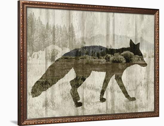 Camouflage Animals - Fox-Tania Bello-Framed Giclee Print