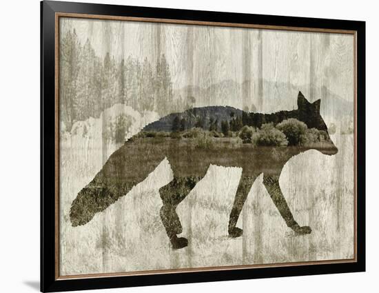 Camouflage Animals - Fox-Tania Bello-Framed Giclee Print