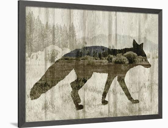 Camouflage Animals - Fox-Tania Bello-Framed Giclee Print