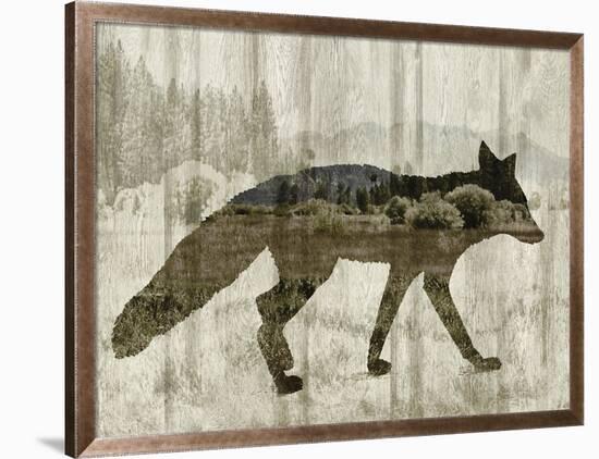 Camouflage Animals - Fox-Tania Bello-Framed Giclee Print