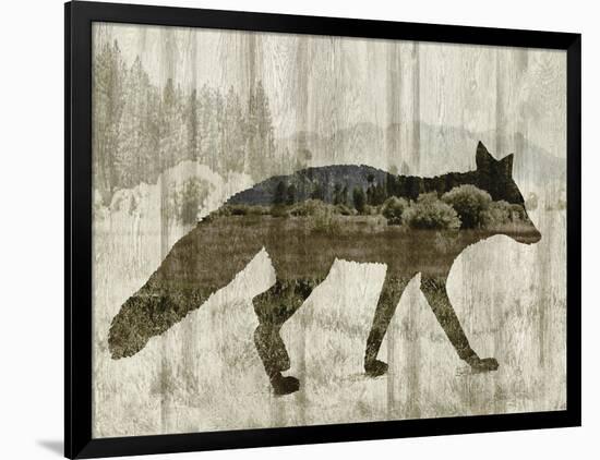 Camouflage Animals - Fox-Tania Bello-Framed Giclee Print