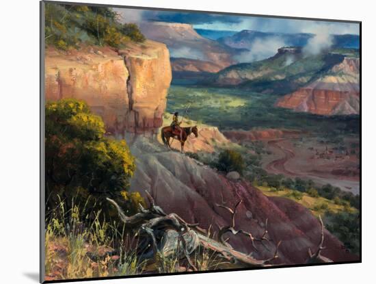 Camp Along the Timbercreek-Jack Sorenson-Mounted Art Print