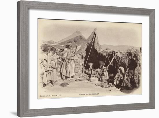 Camp at Biskra, Algeria-null-Framed Photographic Print
