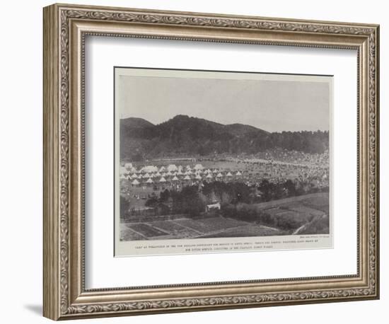 Camp at Wellington of the New Zealand Contingent for Service in South Africa-null-Framed Giclee Print