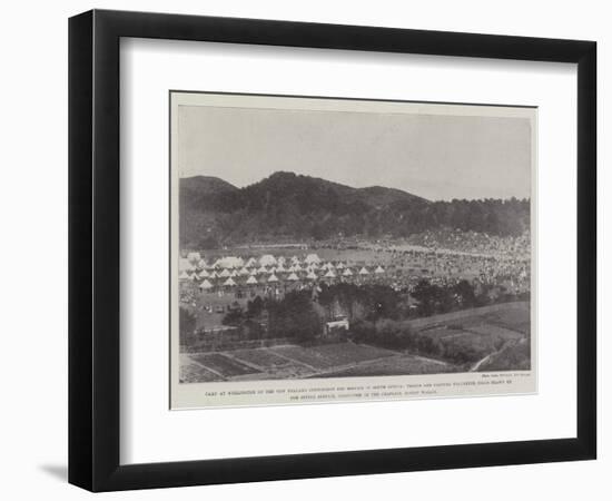 Camp at Wellington of the New Zealand Contingent for Service in South Africa-null-Framed Giclee Print