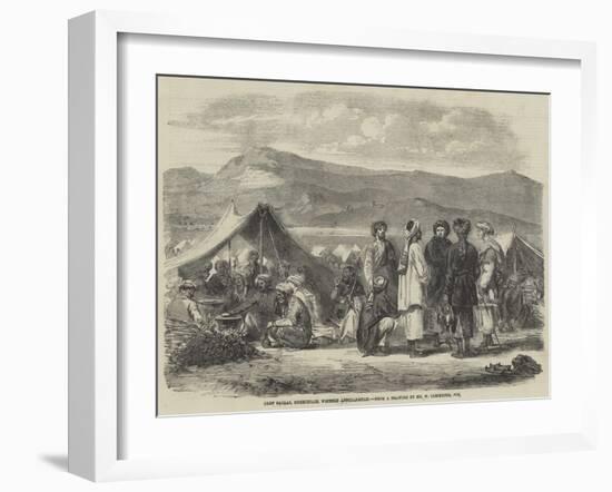 Camp Bazaar, Meerunzaie, Western Affghanistan-William Carpenter-Framed Giclee Print
