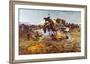 Camp Cook's Troubles-Charles Marion Russell-Framed Art Print