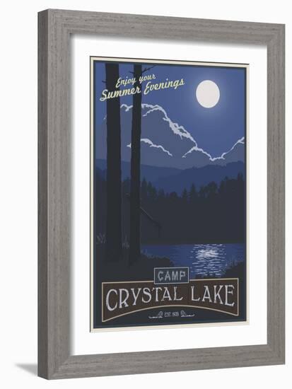 Camp Crystal Lake-Steve Thomas-Framed Giclee Print