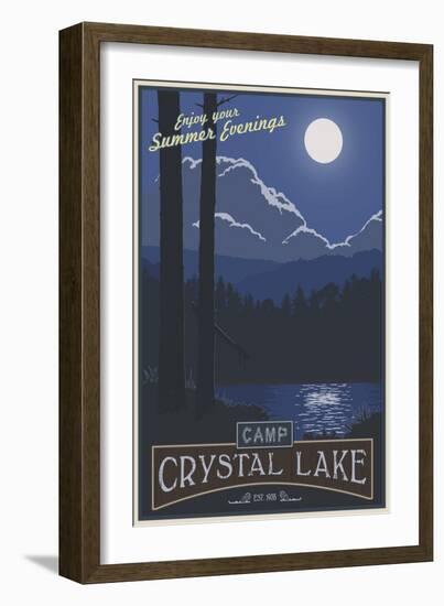 Camp Crystal Lake-Steve Thomas-Framed Giclee Print