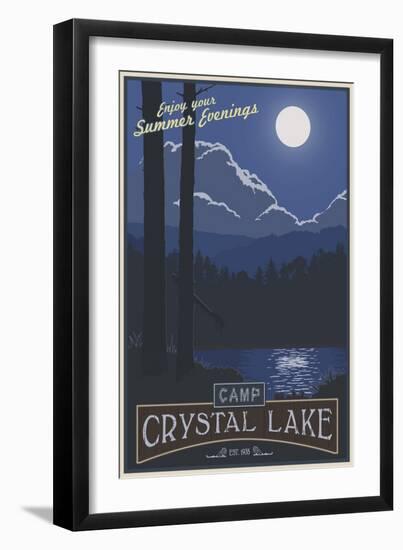 Camp Crystal Lake-Steve Thomas-Framed Giclee Print