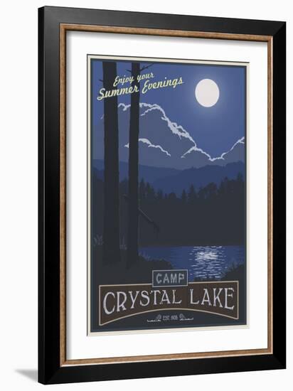 Camp Crystal Lake-Steve Thomas-Framed Giclee Print