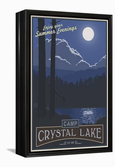 Camp Crystal Lake-Steve Thomas-Framed Premier Image Canvas