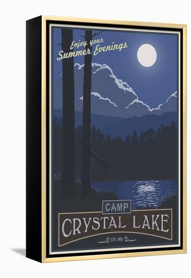 Camp Crystal Lake-Steve Thomas-Framed Premier Image Canvas