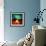 Camp Fire Watching Northern Lights-Solarseven-Framed Photographic Print displayed on a wall