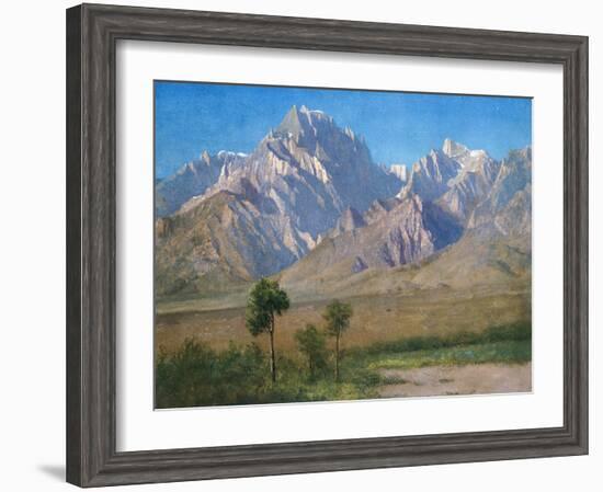 Camp Independence, Colorado, 1873-Albert Bierstadt-Framed Giclee Print