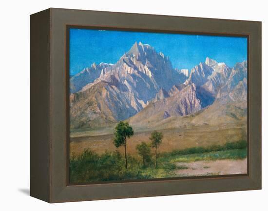Camp Independence, Colorado. 1873-Albert Bierstadt-Framed Premier Image Canvas