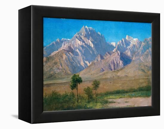 Camp Independence, Colorado. 1873-Albert Bierstadt-Framed Premier Image Canvas