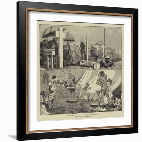 Camp Life at Wimbledon-Edward John Gregory-Framed Giclee Print