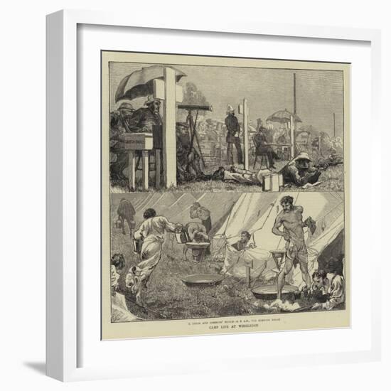 Camp Life at Wimbledon-Edward John Gregory-Framed Giclee Print