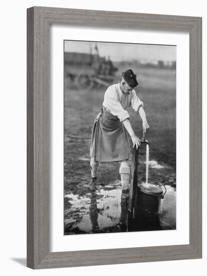 Camp Like, Getting Water, 1896-Gregory & Co-Framed Giclee Print