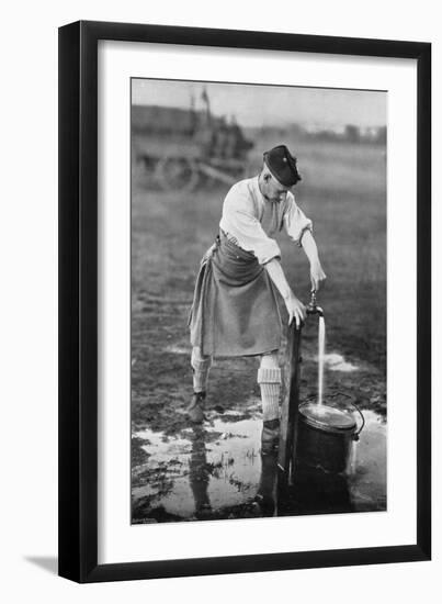 Camp Like, Getting Water, 1896-Gregory & Co-Framed Giclee Print